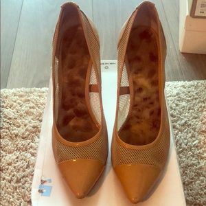 Sam Edelman Mesh Nude Heels